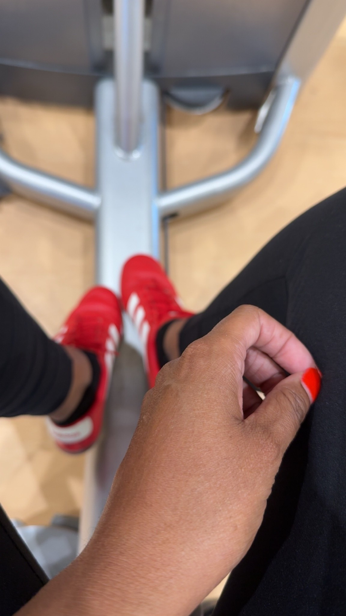Red shoes/red nails. The cutest gym fits!

#LTKdayinmylife #LTKfitnessgoals #LTKActive