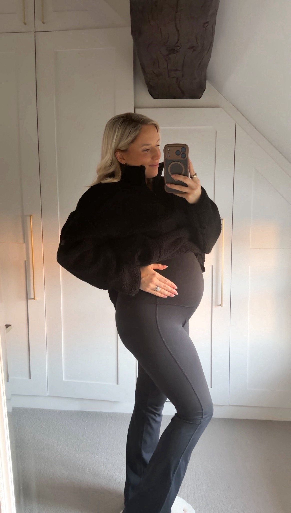Code: HOMEWITHKAT10 for 10% off everything! The best maternity (& non maternity) leggings! I wear size 10 in maternity stuff from here, I’m wearing size 12/14 in non-maternity like the fleece 🖤 

#LTKuk #LTKmaternity #LTKwinter