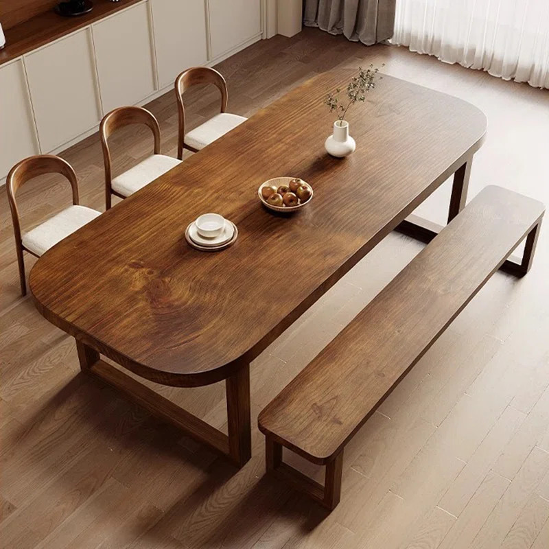 5 - Piece Solid Wood Double Pedestal Dining Set | Wayfair North America