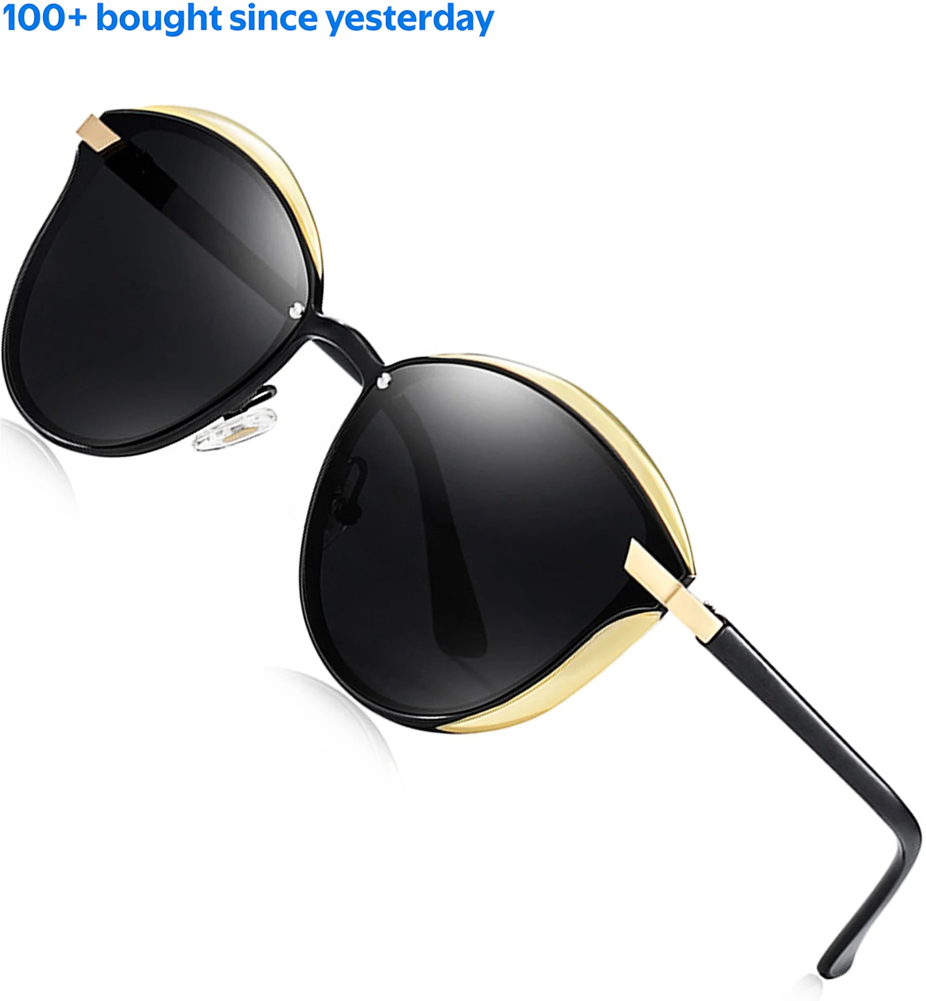 Newest Trendy Women's Oversized Polarized Sunglasses, High Quality, 100% UV400 Protection, HD VIS... | Walmart (US)