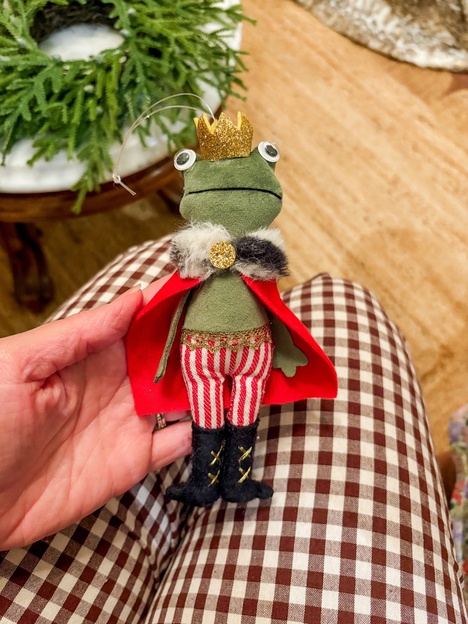 My mom got me a frog prince ornament when I was a teenager, so I got all three of my girls this frog prince ornament. I just love him!

#LTKHome #LTKSeasonal #LTKHoliday