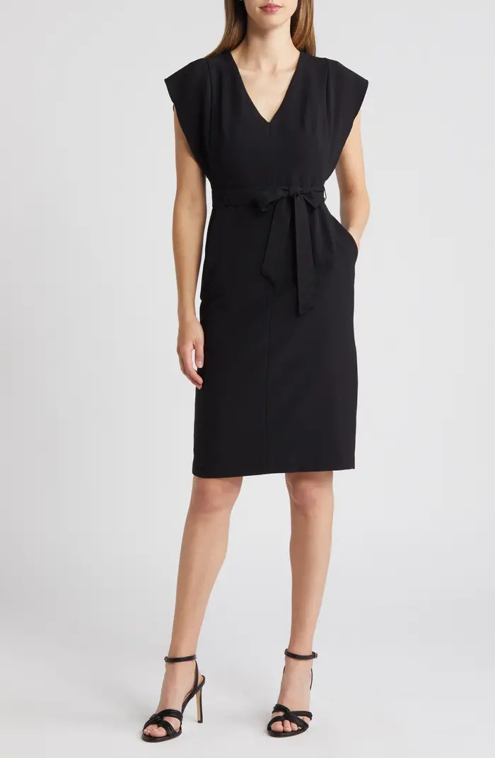 Eliza J Ruffle Sleeve Sheath Dress | Nordstrom | Nordstrom