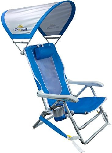 GCI Outdoor Waterside SunShade Backpack Beach Chair | Amazon (US)