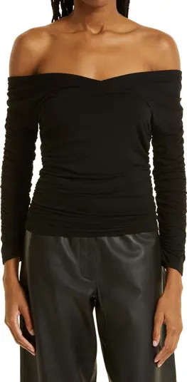 Baum und Pferdgarten Joice Ruched Long Sleeve Dress | Nordstrom | Nordstrom