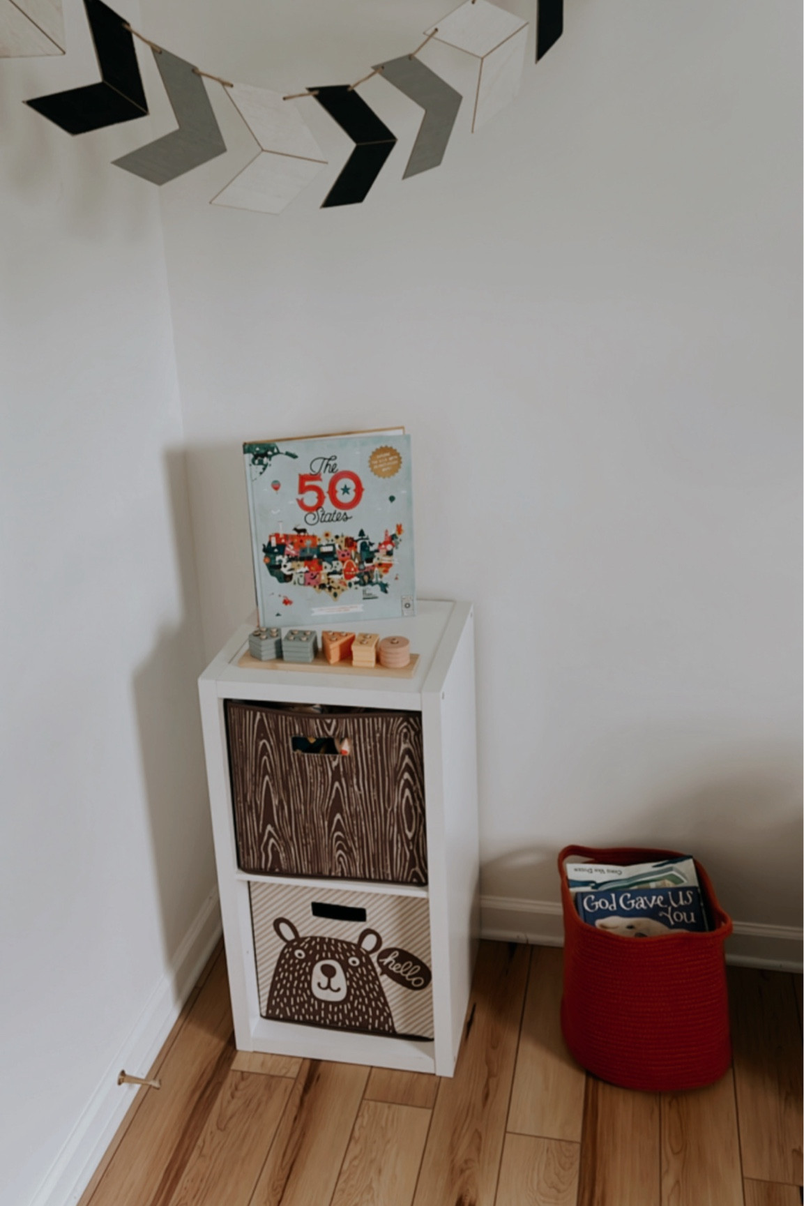 A cozy little corner room of Abe & August’s room. 🤍 
Linking a few of our favorite books, Abe’s most-loved stacking toy & the cutest bin organizer that’s been going strong since Jamison was a toddler!

#LTKkids #LTKhome #LTKxTarget