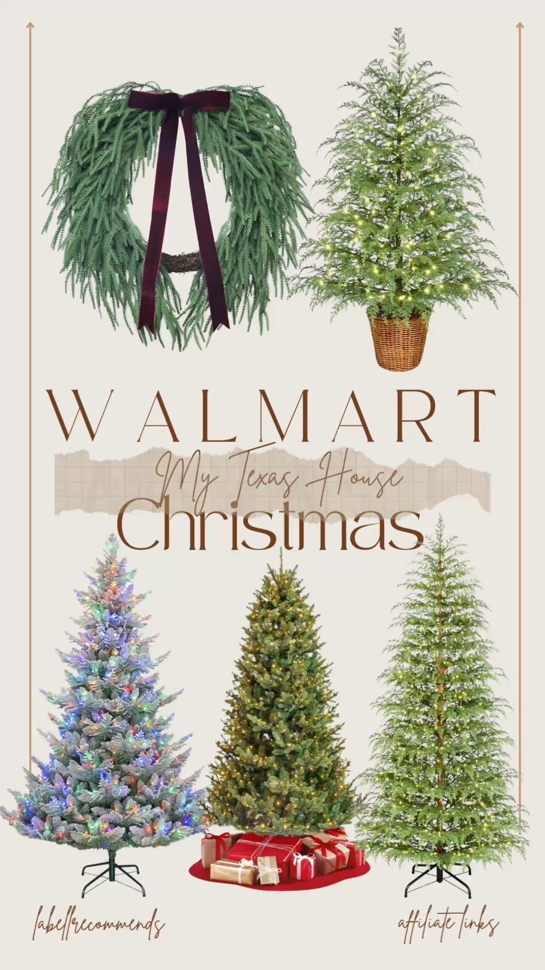 Walmart line My Texas House just dropped their new Christmas decor collection. Garland, Christmas trees, and wreaths all at affordable prices. 

#walmart #walmarthome #christmasdecor #affordableholidaydecor 

#LTKHome #LTKFindsUnder100 #LTKSeasonal