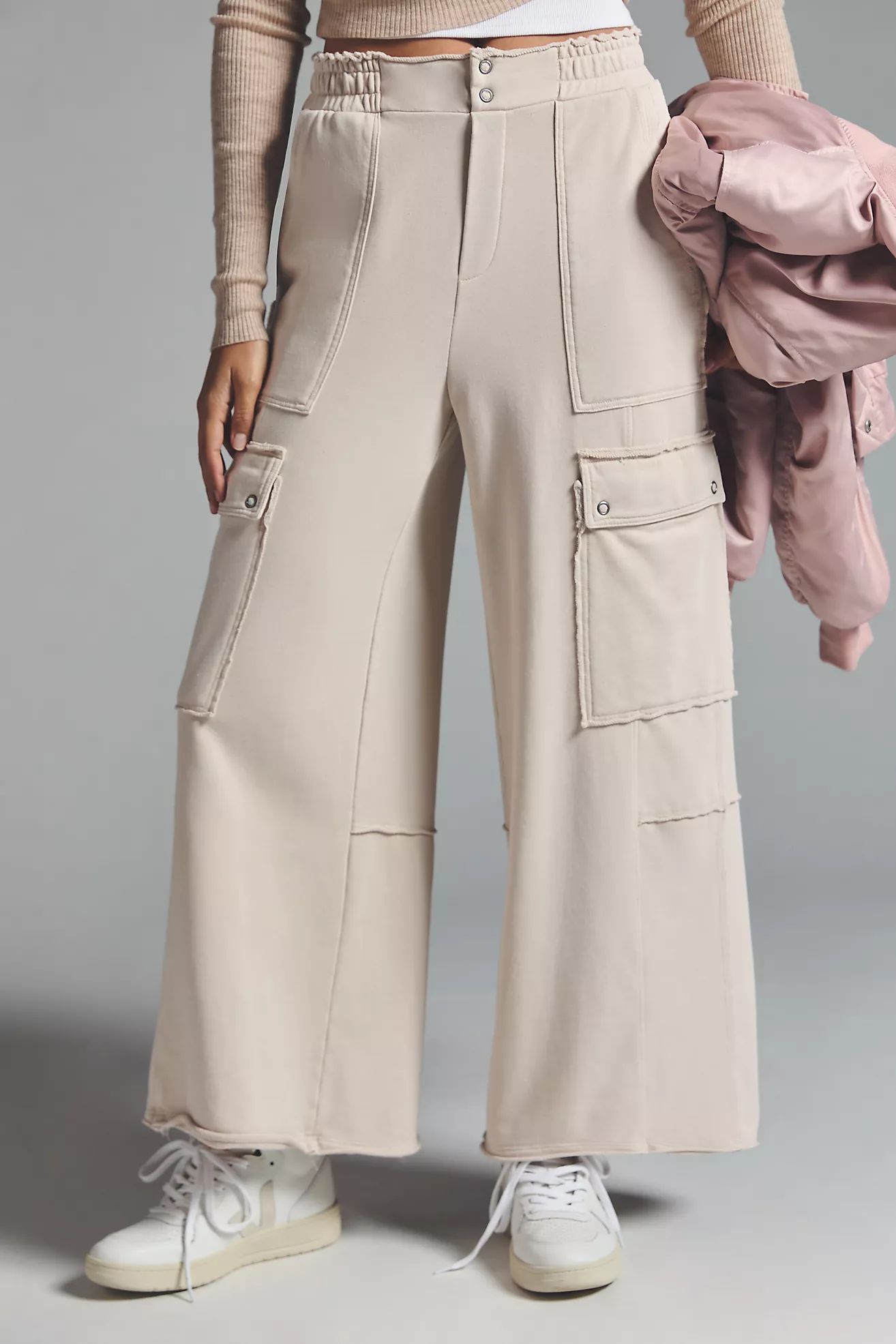 Daily Practice by Anthropologie Utility Wide-Leg Pants | Anthropologie (US)