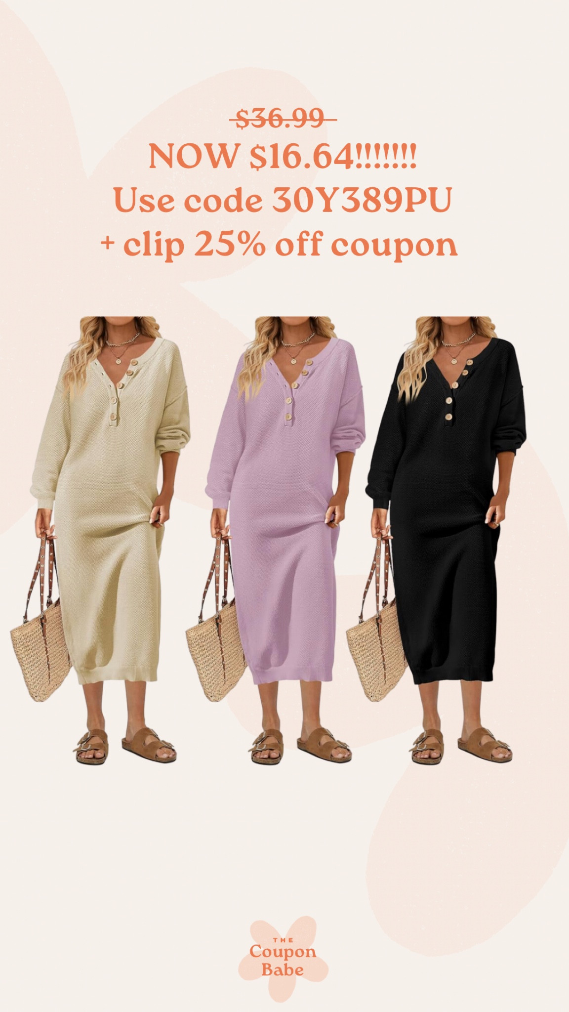 UPDATED CODE! 25YBG8XH

Sweater dress, Hailee dress, fall outfit 

#LTKSeasonal #LTKfindsunder50 #LTKstyletip