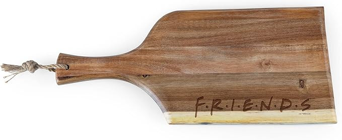 Friends Artisan 18" Acacia Charcuterie Board with Raw Wood Edge - Cheese Board - Serving Platter,... | Amazon (US)