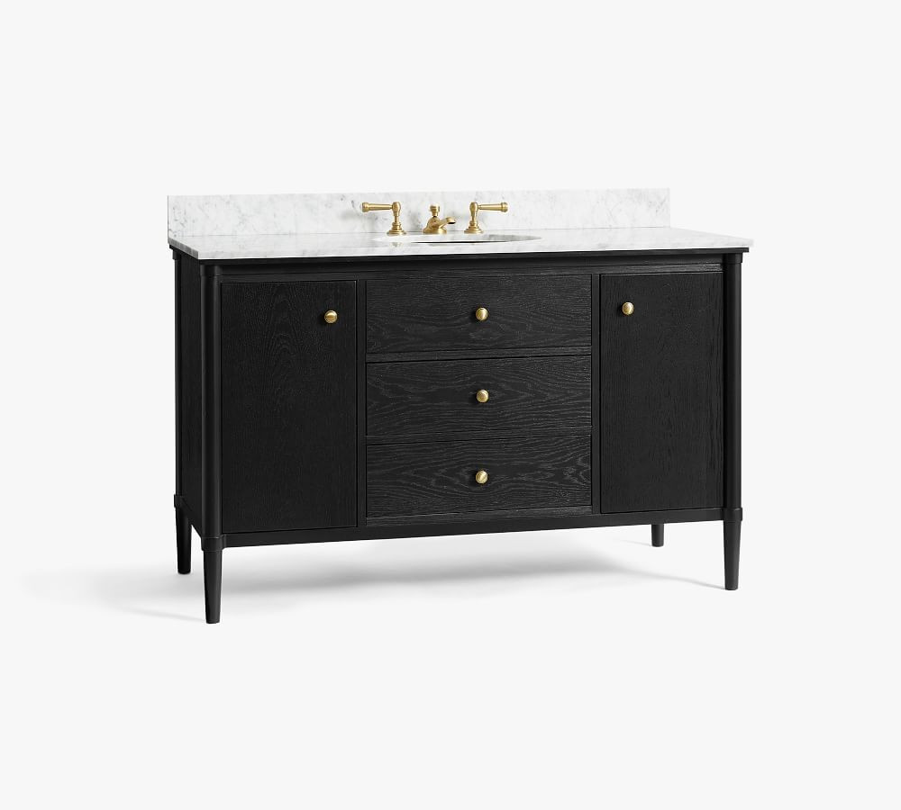 Harlow 52" Single Wide Sink Vanity | Pottery Barn (US)