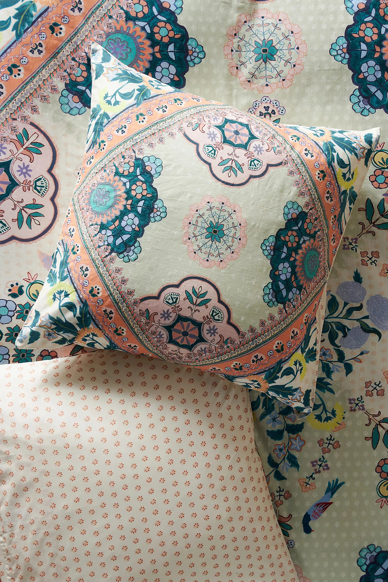 Treven Organic Cotton Euro Sham | Anthropologie (US)