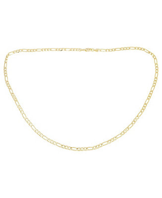 Diamond Accent Figaro Chain Necklace | Macys (US)