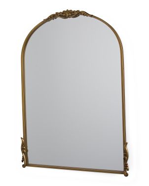 Gold Round Top Vanity Mirror | Pillows & Decor | Marshalls | Marshalls