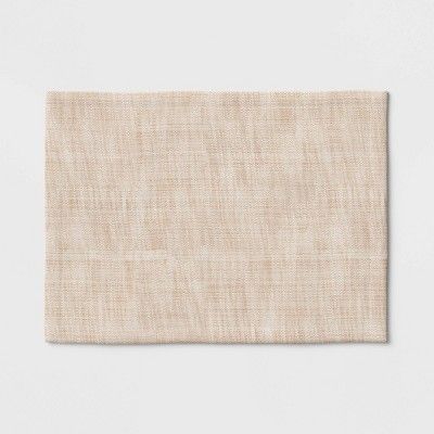 Cotton Woven Textured Placemat Brown - Threshold&#8482; | Target