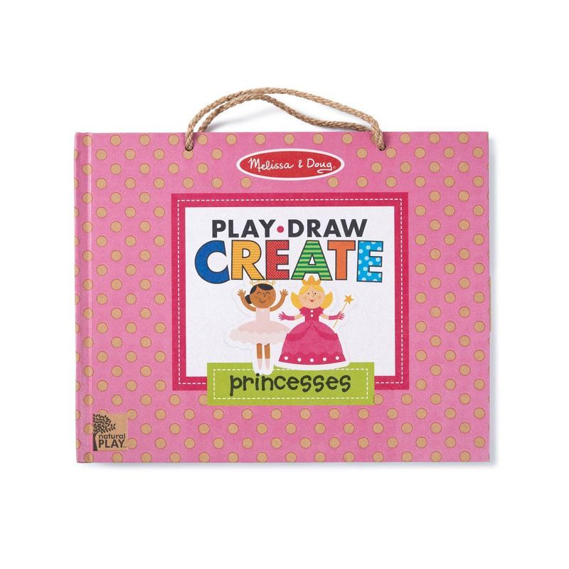 Melissa &#38; Doug Natural Play: Play, Draw, Create Reusable Drawing &#38; Magnet Kit - Princesse... | Target