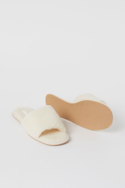 Faux Shearling Slippers | H&M (US + CA)