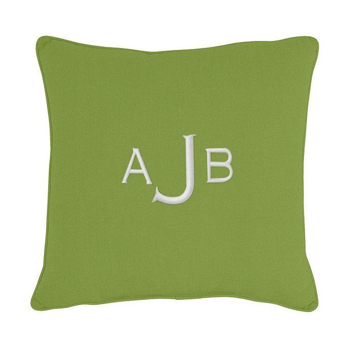 Monogrammed Outdoor Throw Pillow | Ballard Designs, Inc.