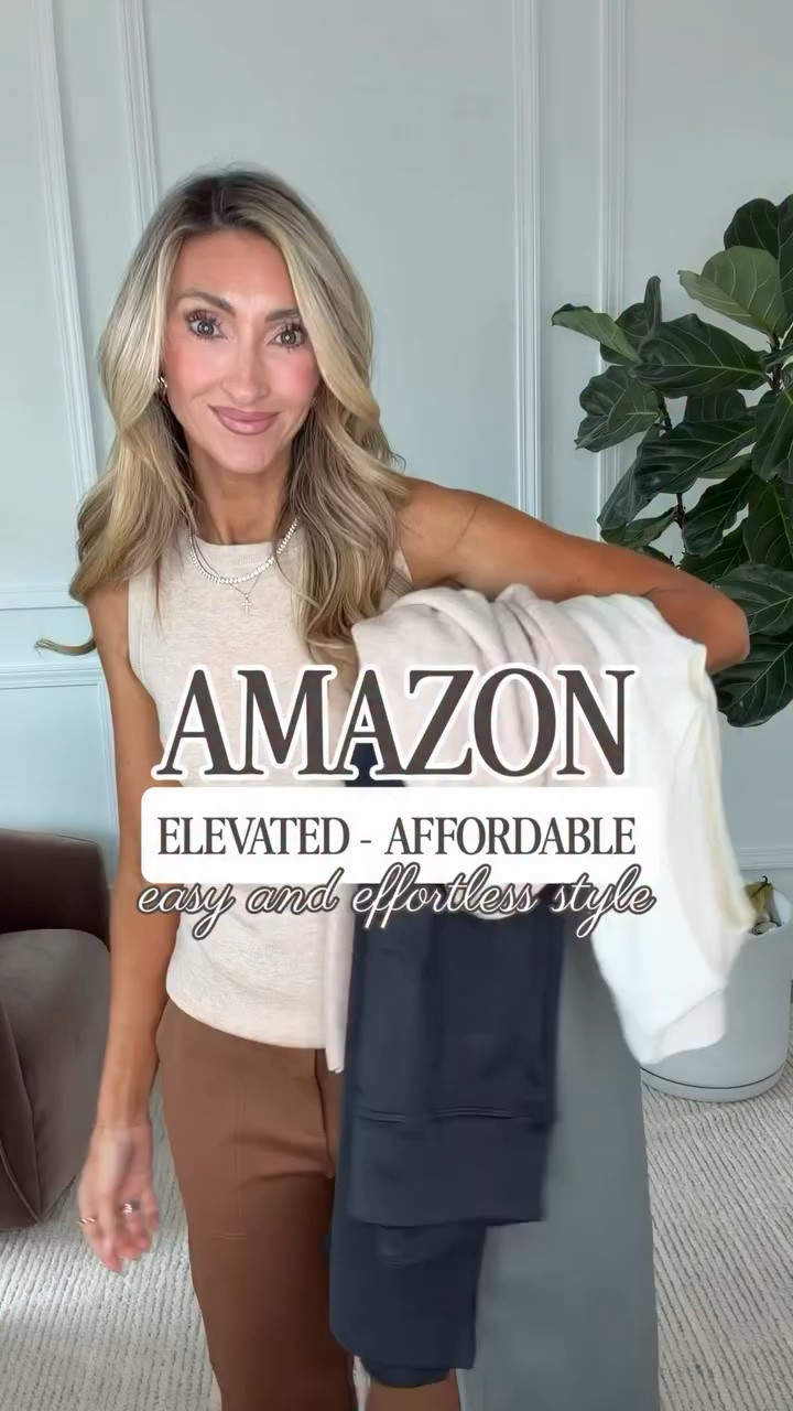 Comment OUTFIT to shop✨ the best elevated basics and the quality is 💯💯💯

@arachcloz @g4free_activewear 
Two of my favorite brands on Amazon that have the best everyday basics you can dress up or down. It’s the 6th anniversary for arach and cloz!!These are perfect for mom life and work!  Tops are breathable, chic, soft, and perfect for fall transition. Pants are COMFY, stretchy and great for the office.  Get 10% off the pants with code G4FREE10