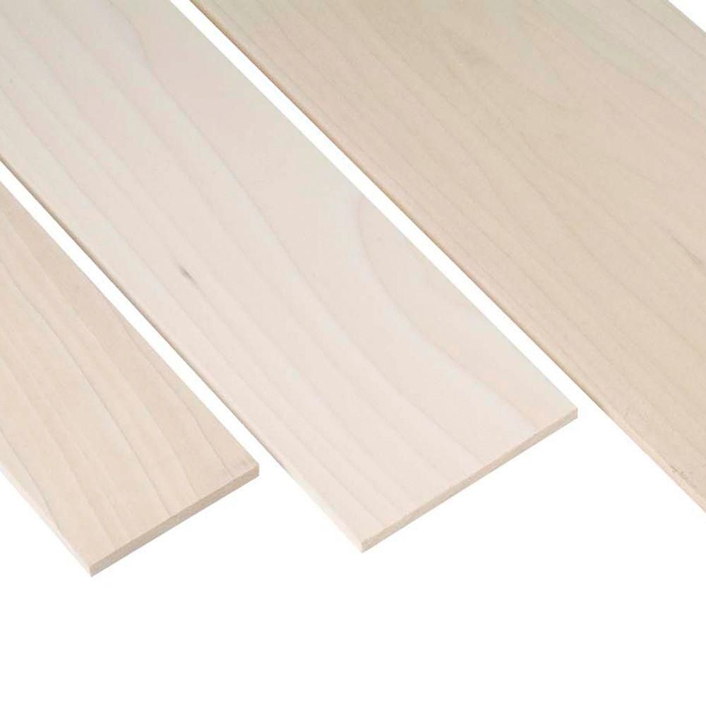 1 in. x 2 in. x 3 ft. Poplar Project Board | The Home Depot