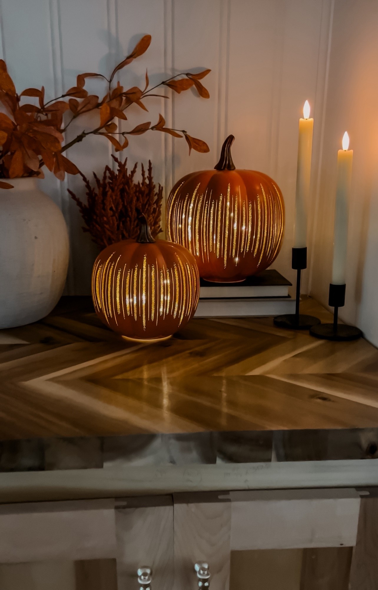 Shimmer pumpkins 