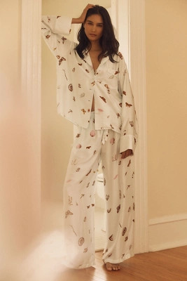 By Anthropologie Silky Pajama Pants | Anthropologie (US)