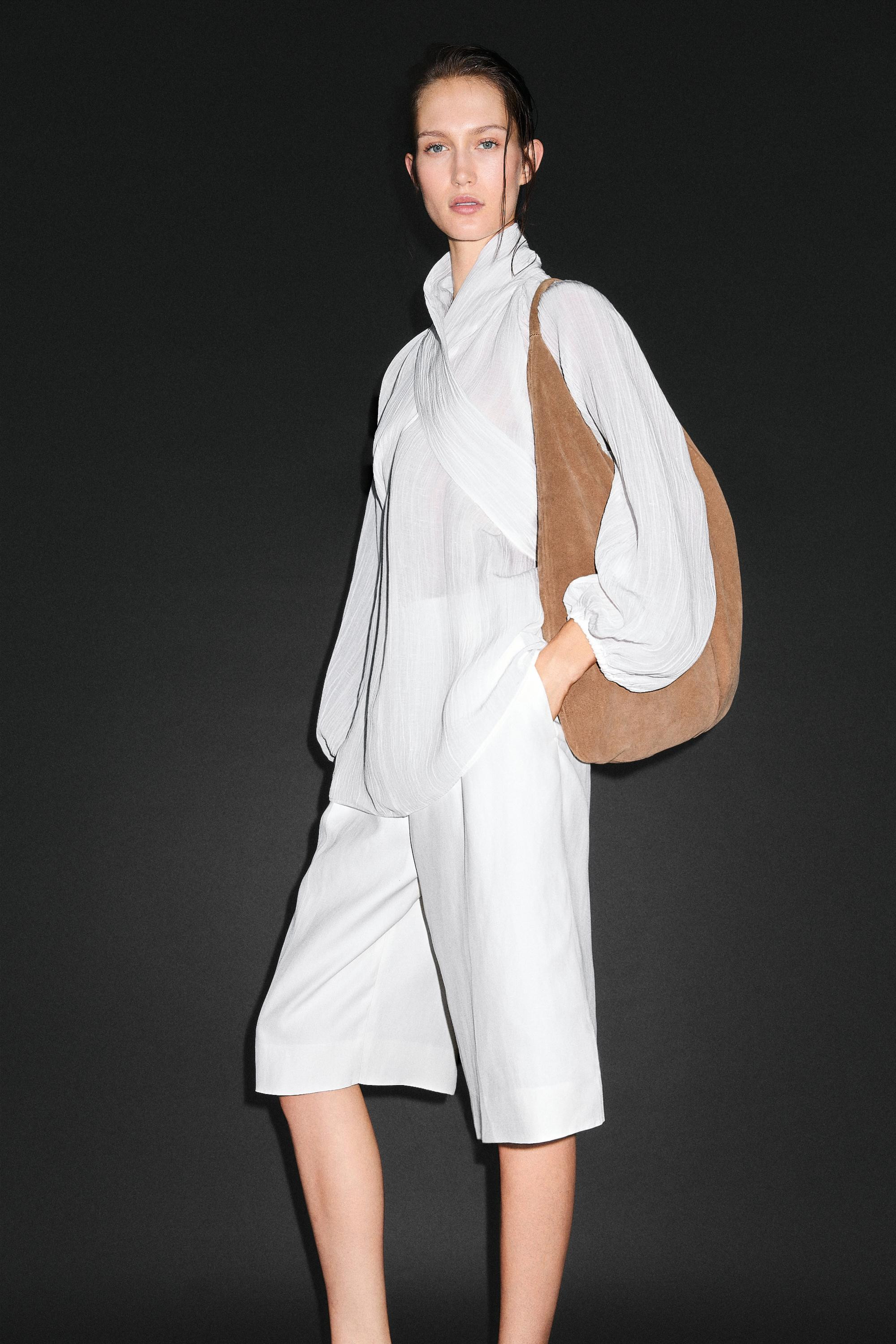 Long flowing Bermuda shorts - STUDIO | Massimo Dutti UK