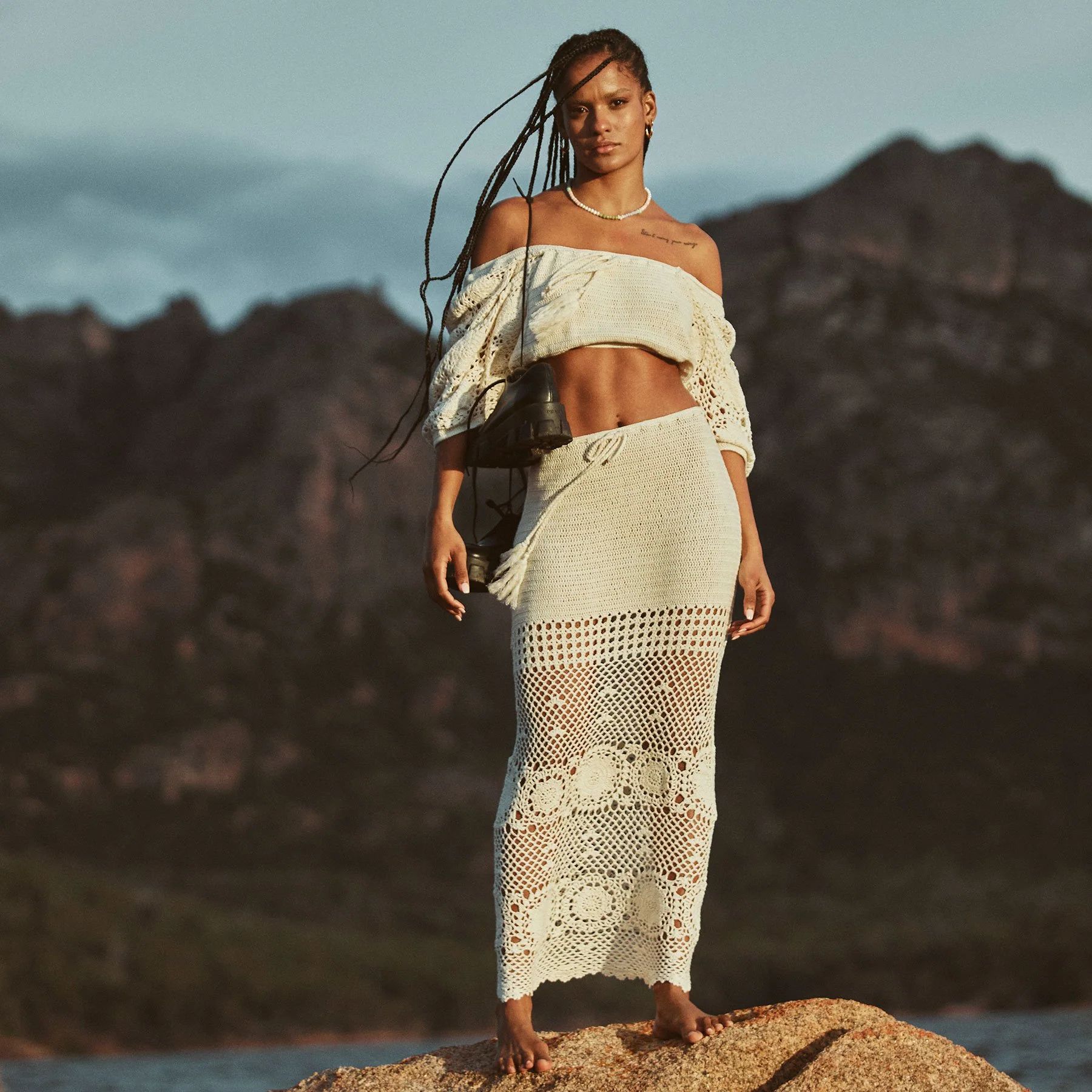 Let the Sunshine in Crochet Skirt | Spell (USA)