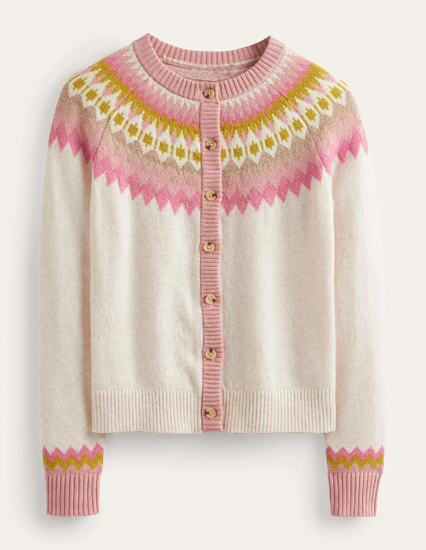 Edie Fair Isle Cardigan | Boden (US)