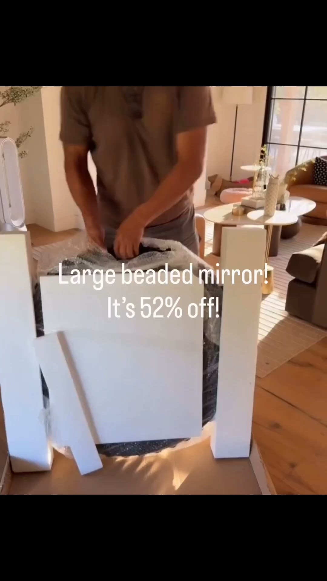 Shown in the 36”
Round beaded mirror

#LTKOver40 #LTKHome