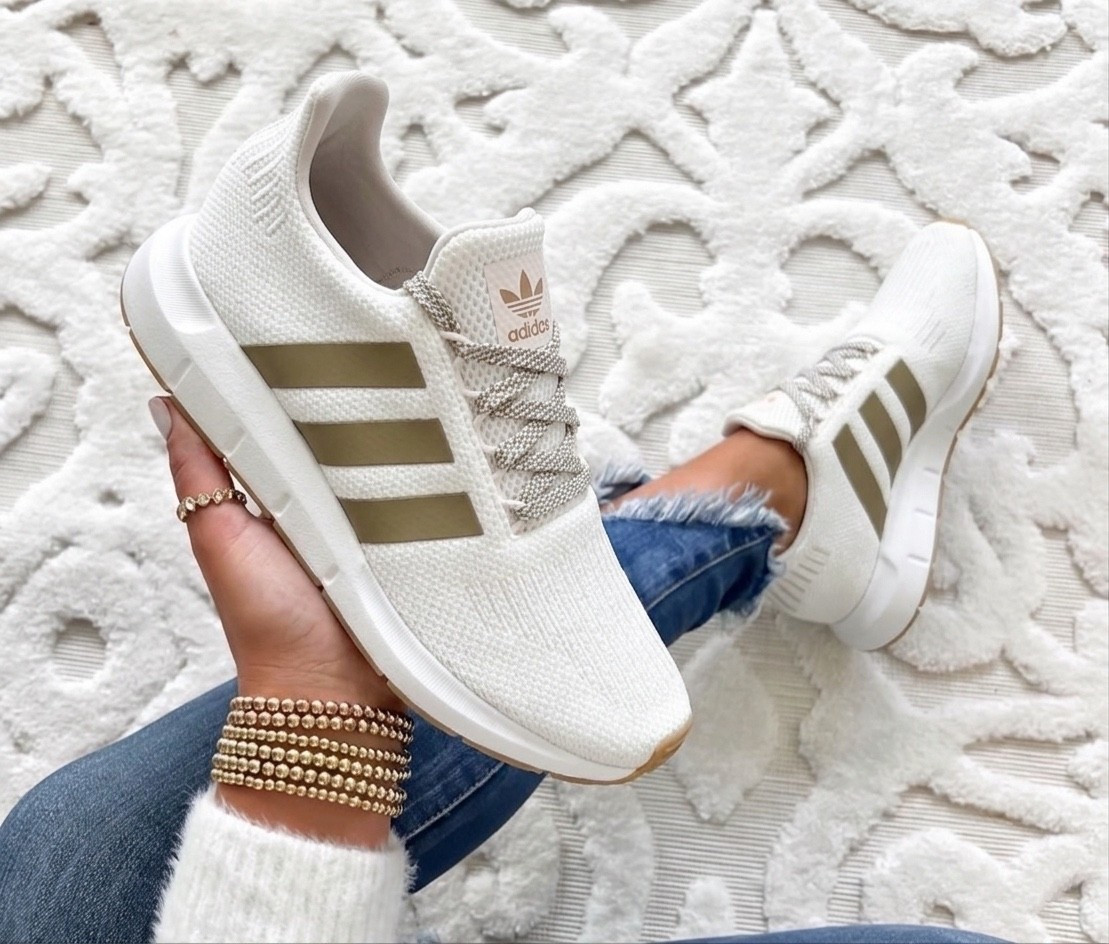 The Adidas Swift Run 1.0 fit true to size. It’s been one of my favorite styles from adidas since 2019. If you have average or narrow feet, order your normal size. If you have wider feet or prefer extra room in the toe area, I’d go up a half size.