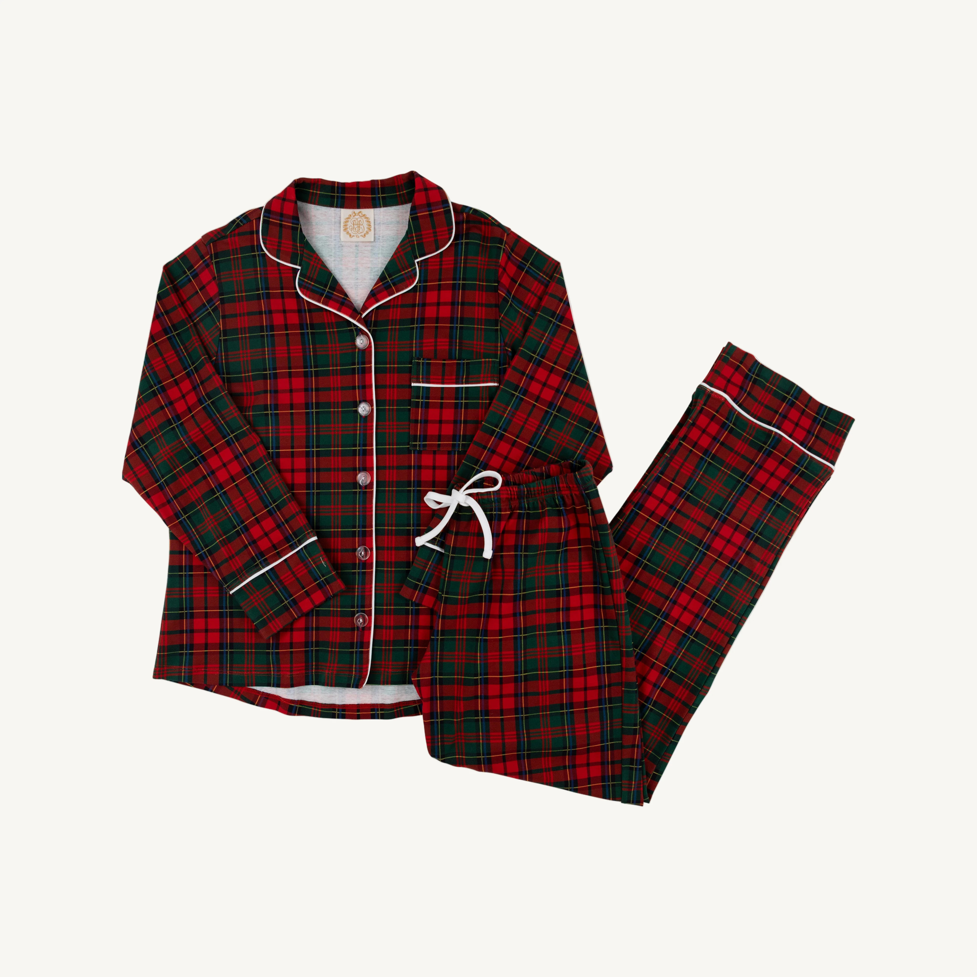 Let Me Lounge Set (Women) - Paces Mill Plaid with Worth Avenue White | The Beaufort Bonnet Company