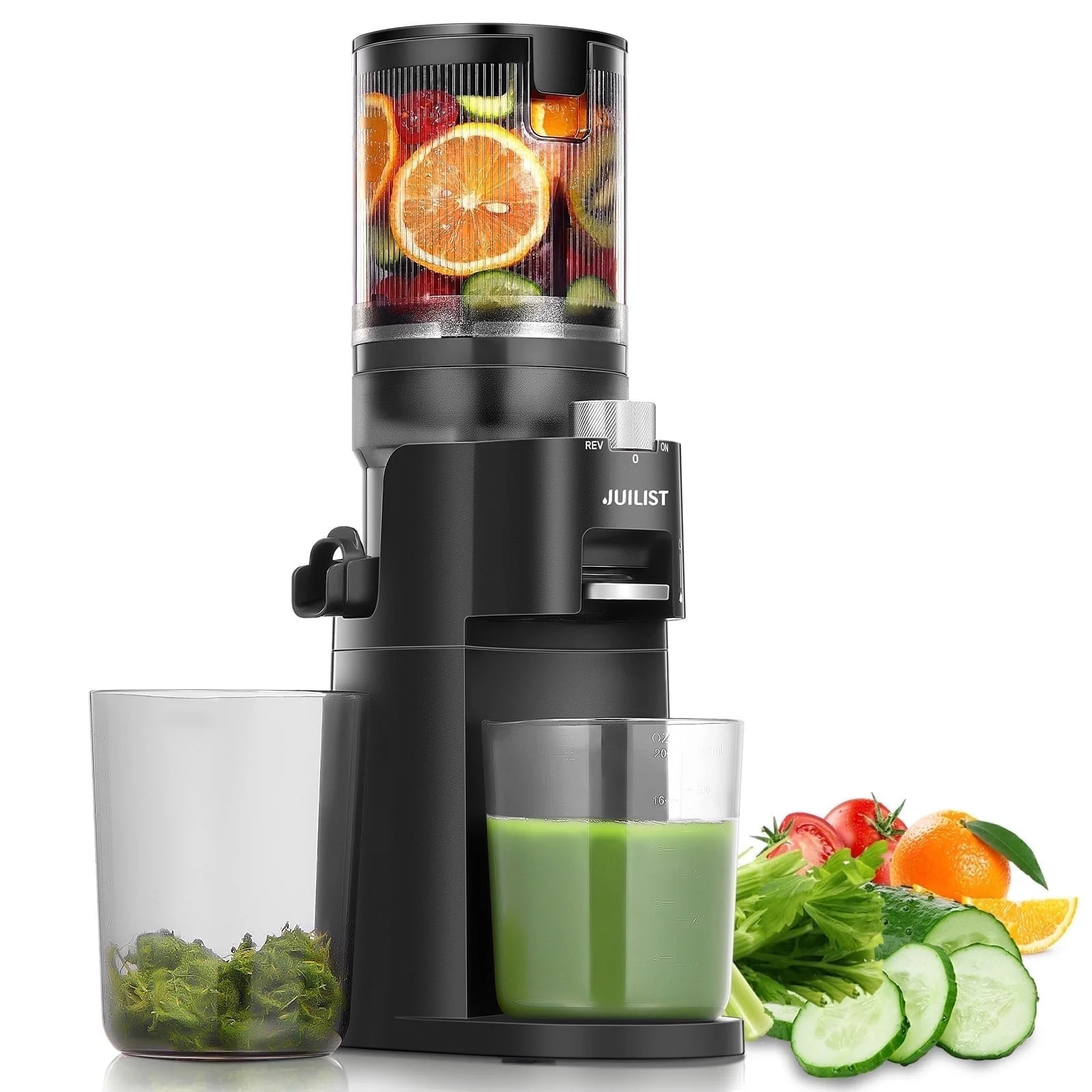 Juicer Machines, 4.13 Inch Cold Press Juicer, Slow Masticating Juicer – for Whole Fruits & Vege... | Walmart (US)