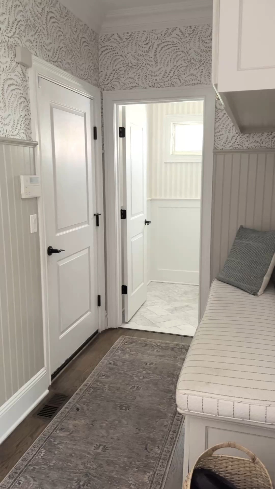 If you’re like me and crave a room refresh every so often, consider paint! 

I’ve been wanting to update our mudroom for the longest time and finally decided to just go for it. I chose the color Grayish by @Clarepaint and in just two afternoons, our mudroom was completely transformed #gifted. Not only is this color gorgeous, changing throughout the day from a light gray to a green-gray, it’s also made without unnecessary chemicals, which means that painting with my kids and dogs in the house was a non-issue. All Clare Paints have zero VOC, are GREENGUARD Gold Certified, and made for beautiful spaces that feel as good as they look. 

Next up: new hardware and a bench cushion that coordinates with the new color on the walls!