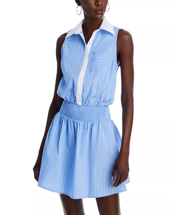 Striped Shirting Mini Dress - 100% Exclusive | Bloomingdale's (US)