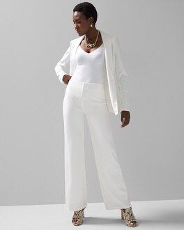 Slip On Wide Leg Trouser | White House Black Market