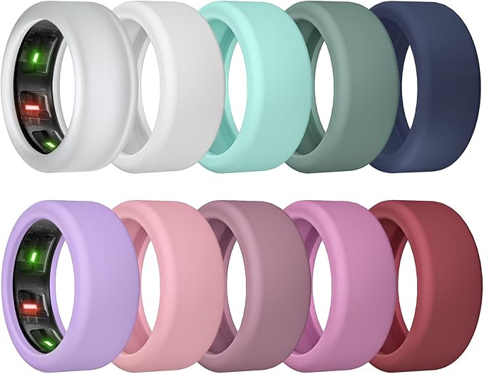 Ring Cover for Oura Ring Gen 4/ Gen 3, Anti-Scratch Elastic Silicone Oura Ring Case Protector for... | Amazon (US)