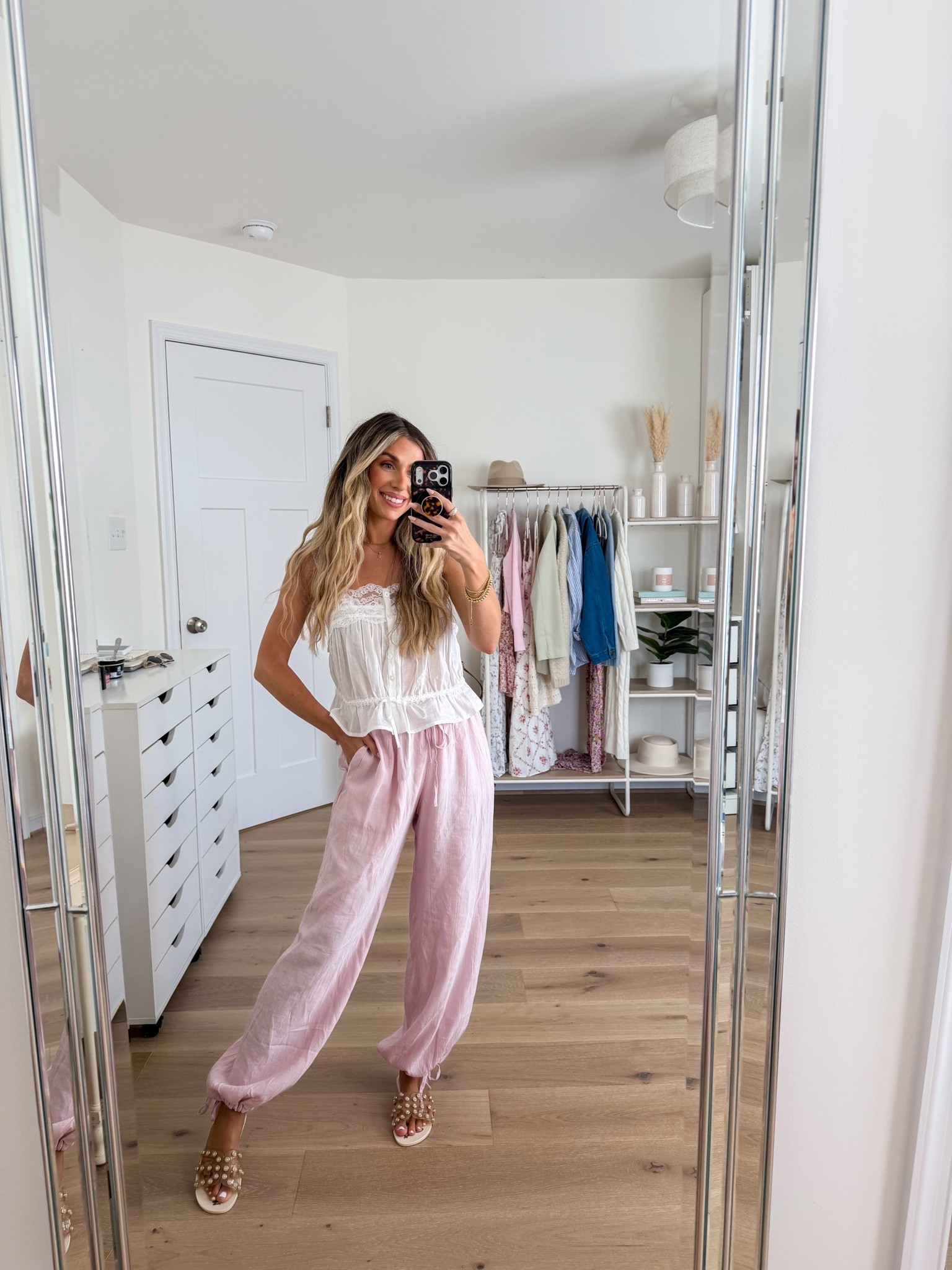 cutest summer outfit that’s elevated but still casual & comfy! Top and pants are on sale! Size xxs in both

#LTKxAbercrombie

#LTKootd #LTKSaleAlert #LTKPetite