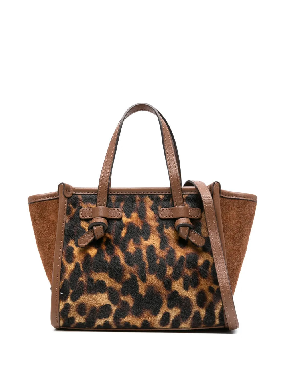 GIANNI CHIARINI Miss Marcella leopard-print tote bag - Brown | Farfetch Global