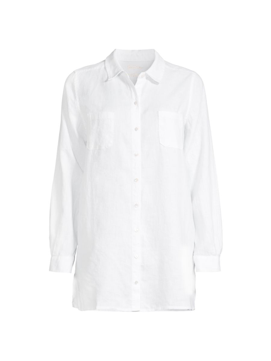 Sea View Linen Cover-Up Tunic | Saks Fifth Avenue