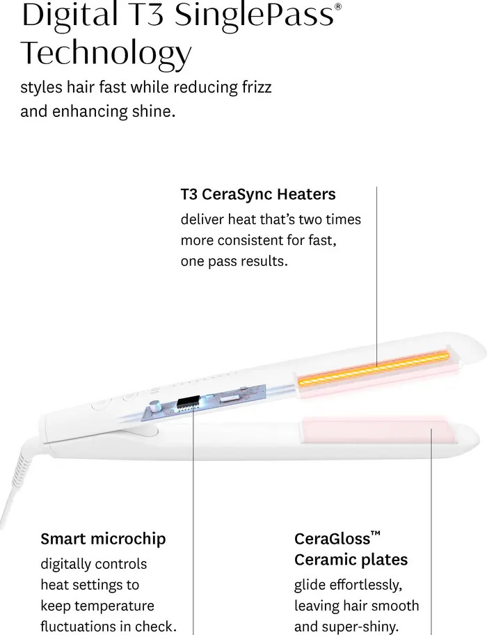 T3 SinglePass® StyleMax Flat Iron | Nordstrom | Nordstrom