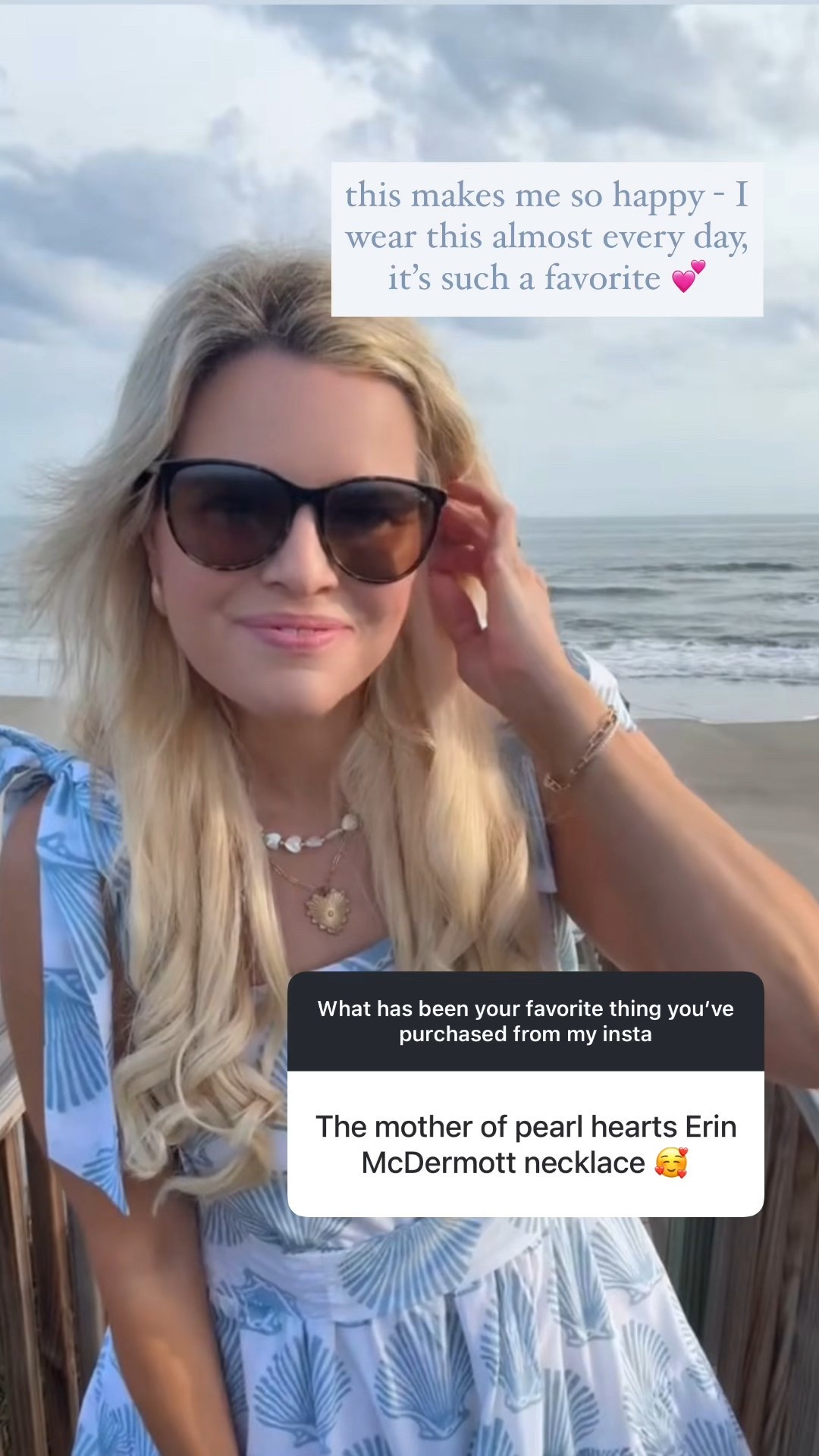 I love this necklace - it’s so pretty! Wear it almost every single day 

#LTKFindsUnder100 #LTKStyleTip #LTKSummerEdit