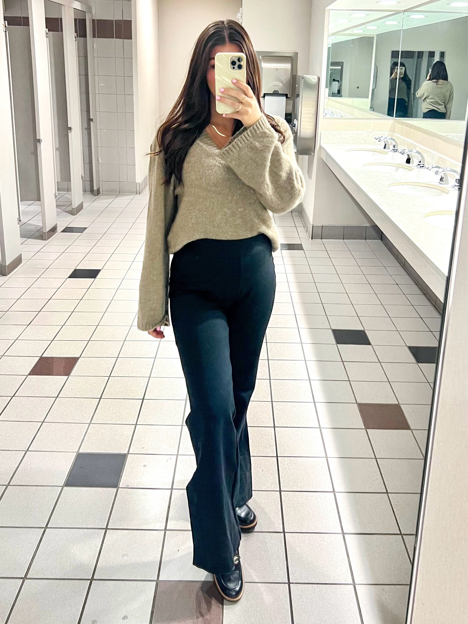 My fav pants to wear while pregnant! Fitting & flattering but stretchy enough to accommodate the bump 

#LTKWorkwear #LTKSaleAlert #LTKBump