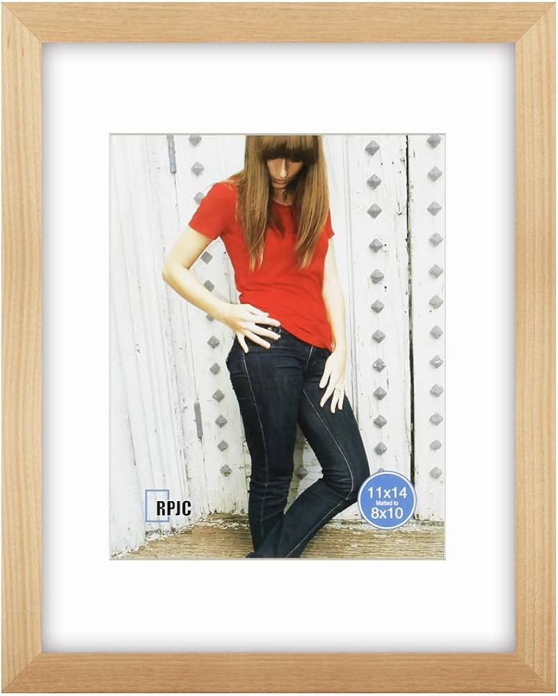 RPJC 11x14 inch Picture Frame Made of Solid Wood and High Definition Glass Display Pictures 8x10 ... | Amazon (US)