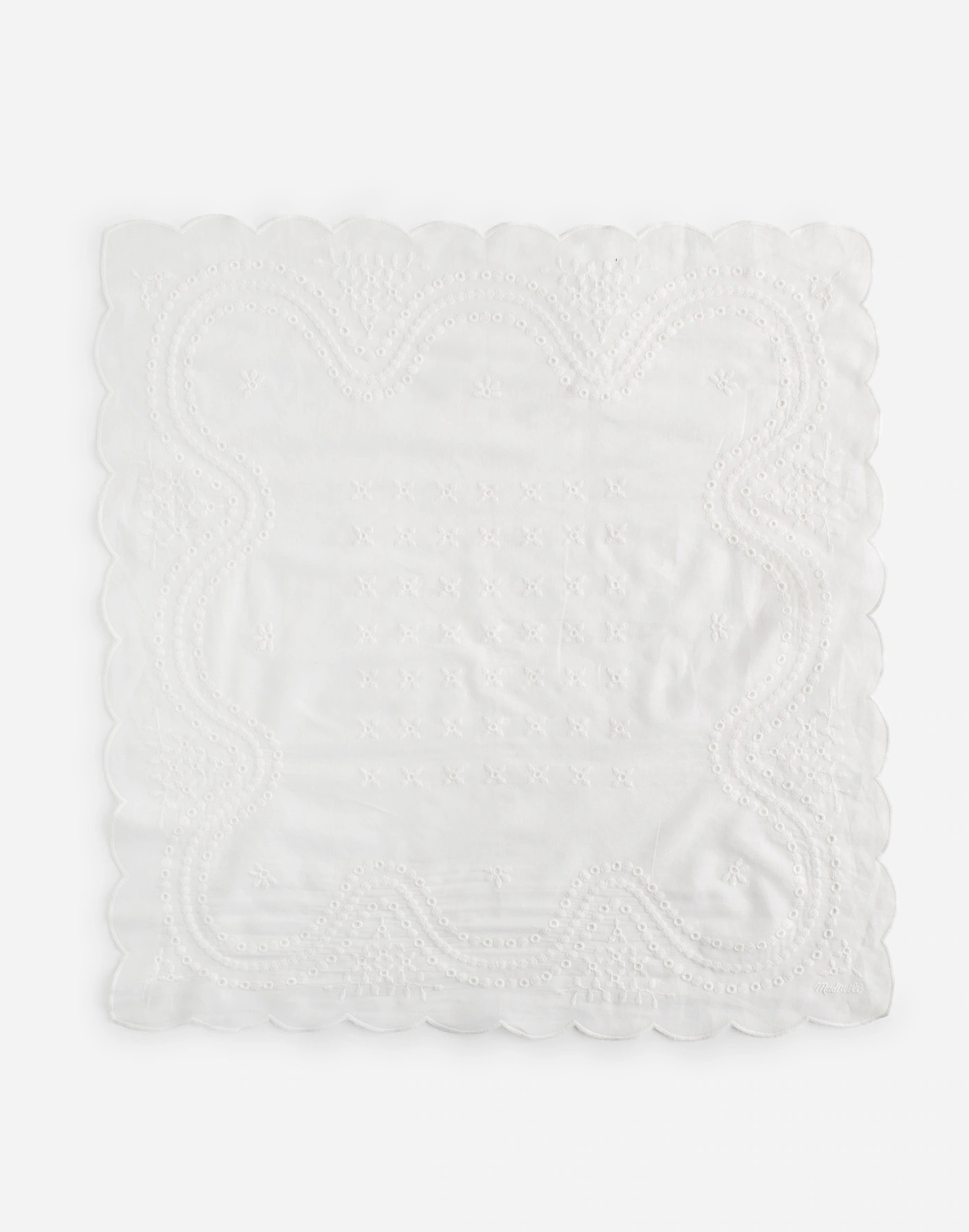 Organic Cotton Eyelet Bandana | Madewell | Madewell