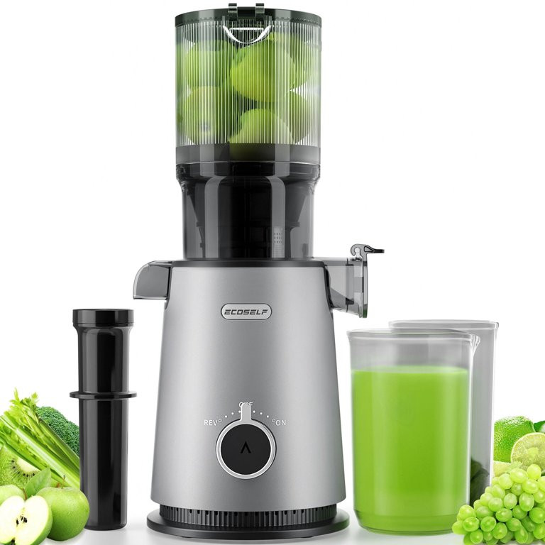 Juicer Machine with 4.35" Wide Mouth, ECOSELF Cold Press Juicer Machine for Fruits and Vegetables... | Walmart (US)