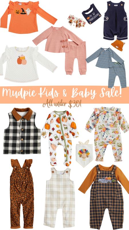 🧡MudPie Kids & Baby Labor Day Sale! Everything under $30! Cute picks for Fall! 
#mudpie #fall #salealert #labordaysale 

#LTKSeasonal #LTKSale #LTKbaby