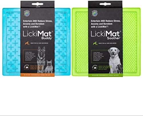Lickimat Classic Dog Slow Feeders, Lick Mat, Boredom Anxiety Reduction; Perfect for Food, Treats,... | Amazon (US)