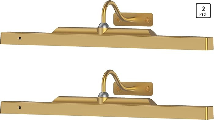 Wireless Picture Light Battery Operated, 16in Picture Light for Wal, 2Pack Rechargeable 5000mAh B... | Amazon (US)