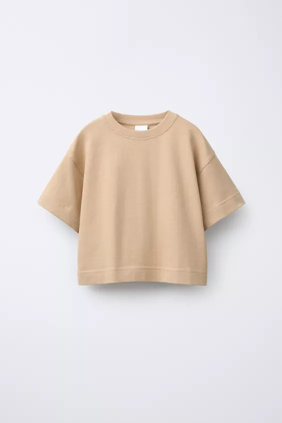 PLAIN HEAVY WEIGHT T-SHIRT | Zara US
