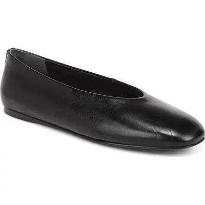 Nordstrom Maddox Ballet Flat in Black at Nordstrom, Size 10 | Nordstrom